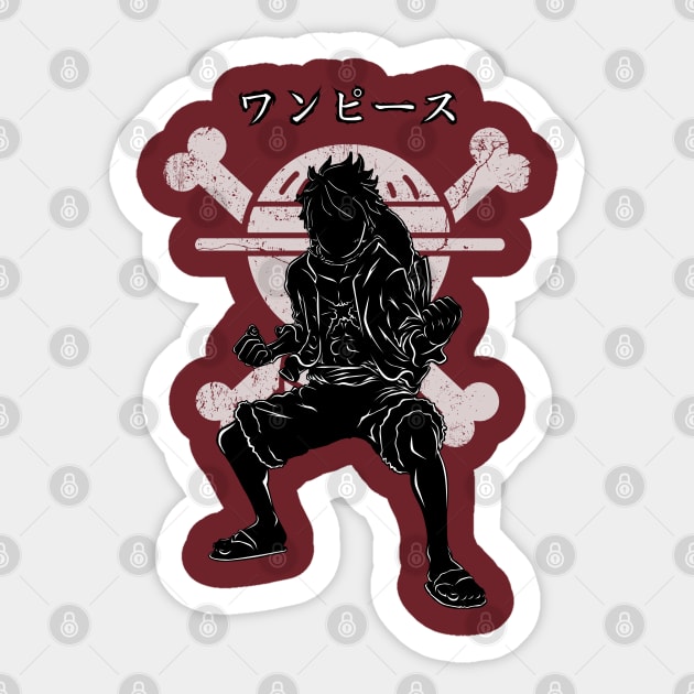 PIRATE'S KING - V.2 Sticker by berserk